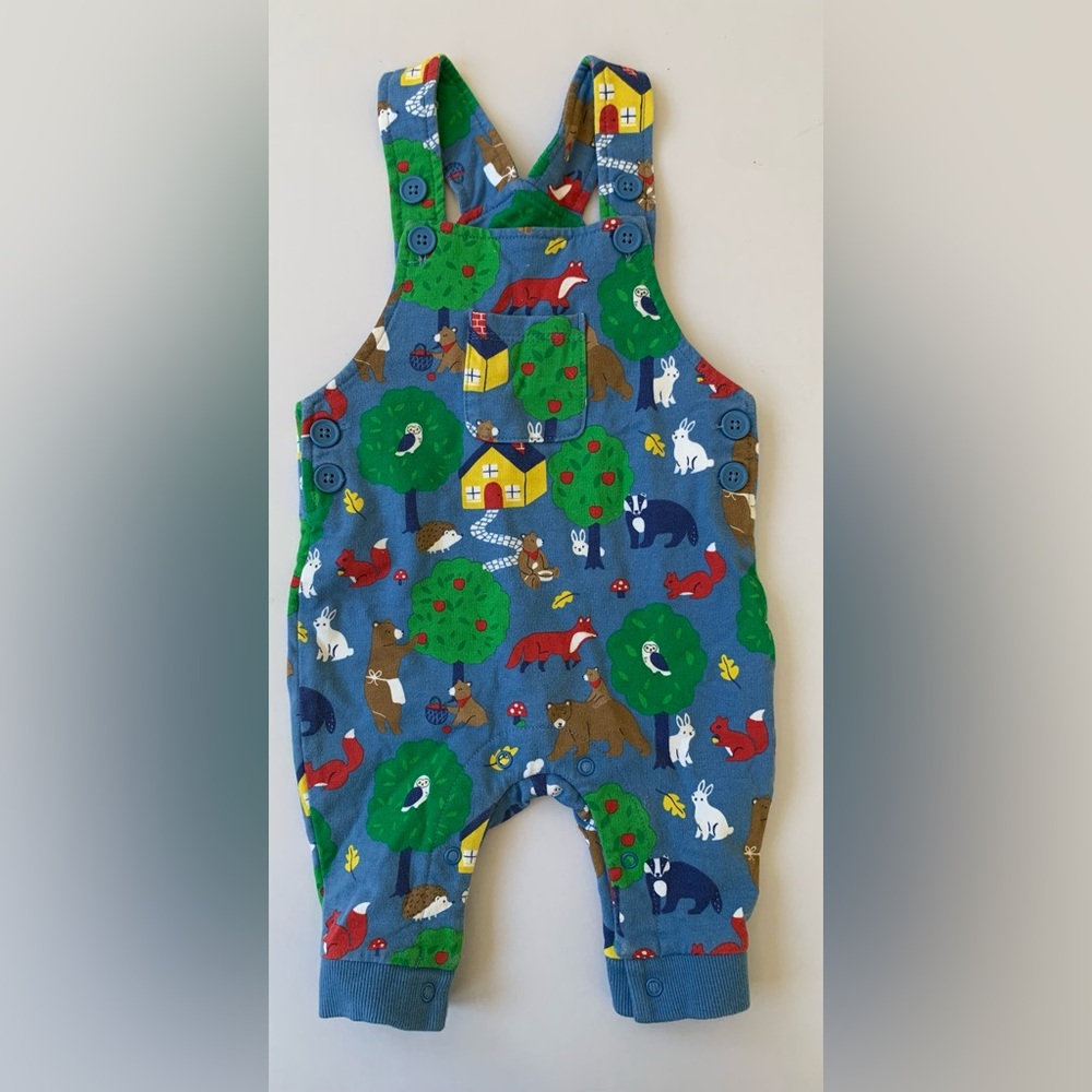 Colorful Animal Print Overalls